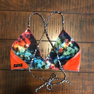 Savage Swim Leah Reversible Bikini Top L